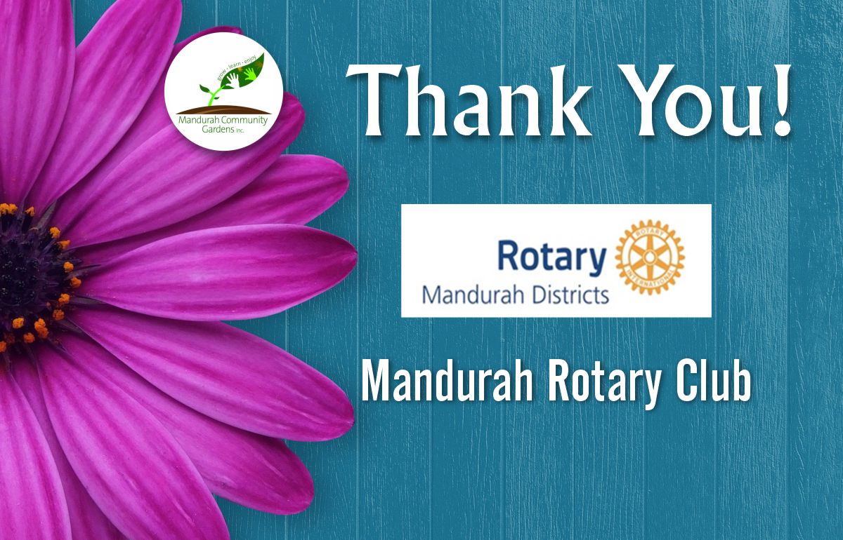 thank you Lions Club of Mandurah